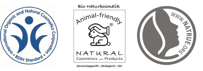 Auszug unterschiedlicher Naturprodukt Siegel