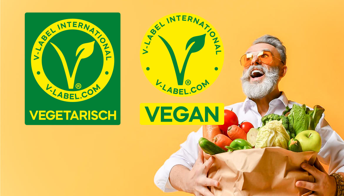 Das neue V-Label: Vegane & vegetarische Produkte eindeutig gekennzeichnet