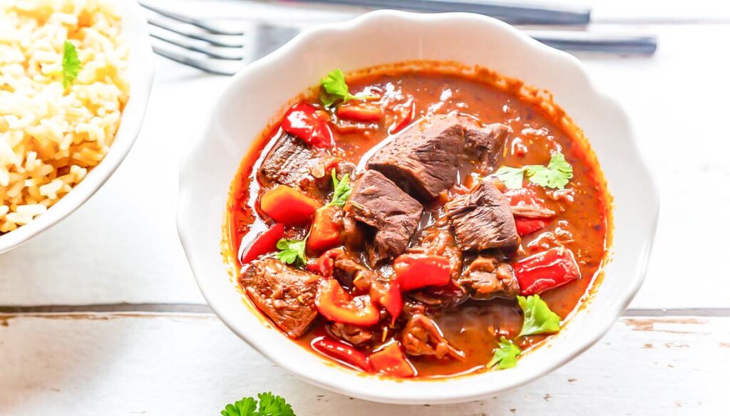 Jackfruit Gulasch-Rezept