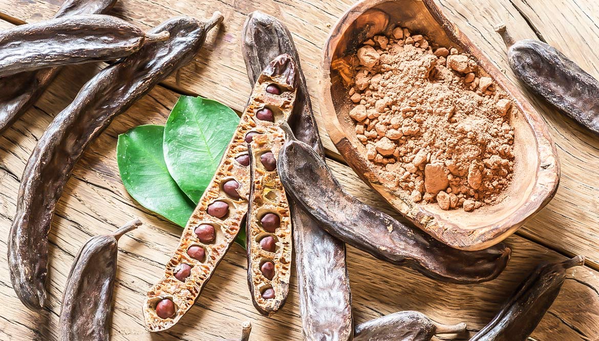 Johannisbrotkernmehl als veganer Ei-Ersatz