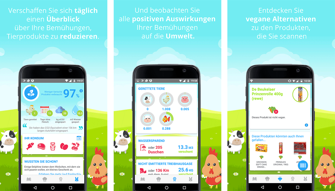 Apps für Veganer: Quit Meat