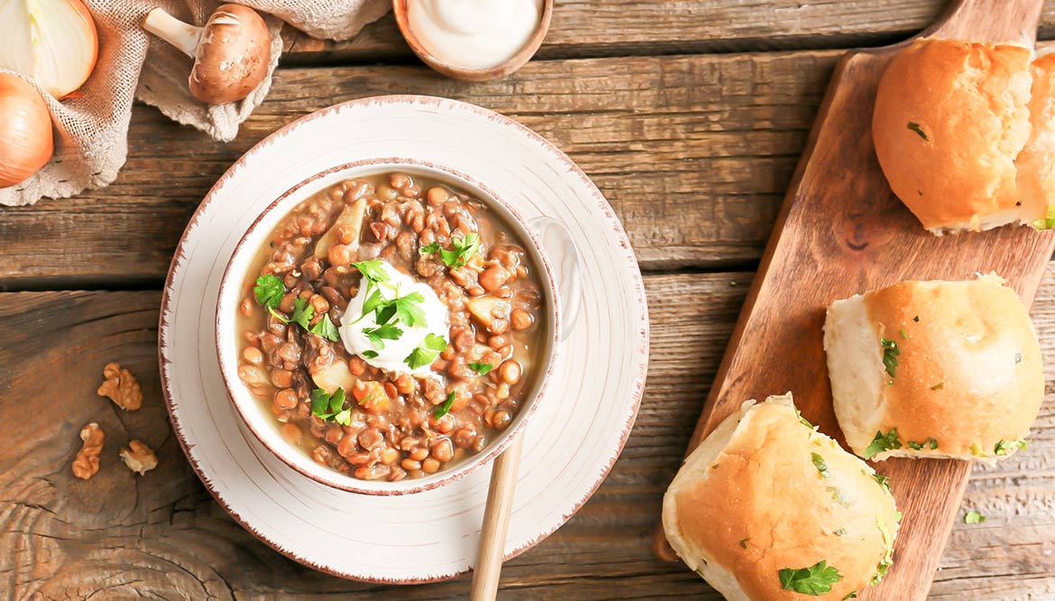 Vegane Linsensuppe